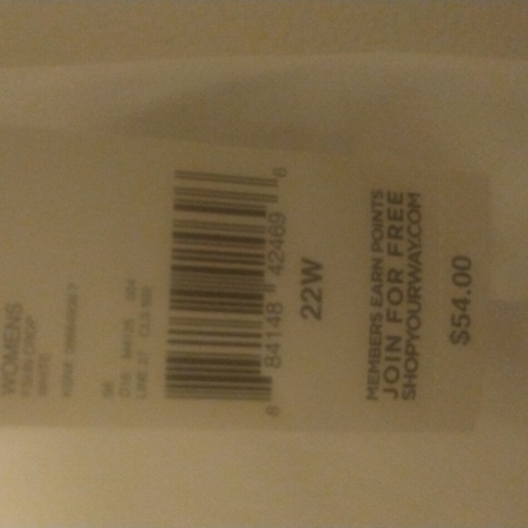 Cropped White Jeans size 22W by Simply Emma - Picture 4 of 6